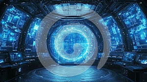 Future Technology Sense Control Room