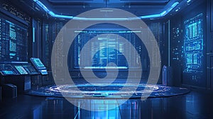 Future Technology Sense Control Room