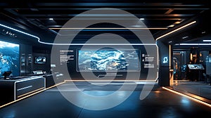 Futuristic Command Center