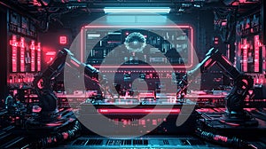 Future Technology Sense Control Room