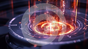 Futuristic core processor transferring energy and data in a technological system