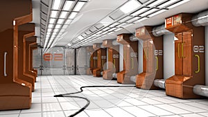 Futuristic corridor SCIFI