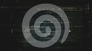 Cryptographic Matrix Blockchain Data Simulation