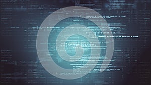 Cryptographic Matrix Blockchain Data Simulation