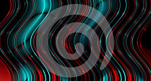 futuristic curvy abstract background