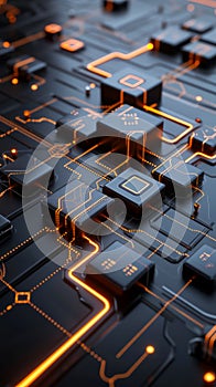 futuristic 3d animation