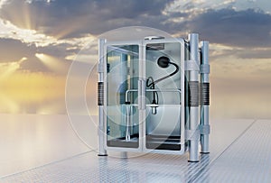 Futuristic 3D printer