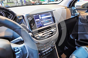 Futuristic dashboard