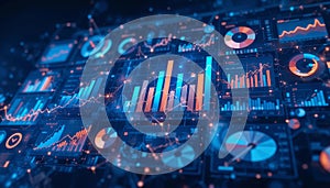 Futuristic Data Analytics and Business Intelligence Dashboard