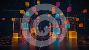 Futuristic Data Blocks in Digital Cyber Grid