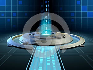 Futuristic data center