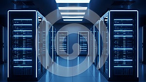 Data Center Servers Cloud Computing, Network Infrastructure