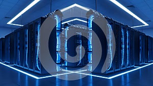 Data Center Server Room Network Technology Hosting Services