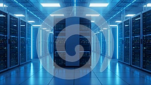 Data Center Servers Modern IT Infrastructure, Cloud Computing