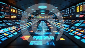 Futuristic Data Center, Visualizing Big Data