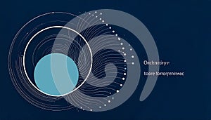 Futuristic Data Flow Visualization Abstract Background