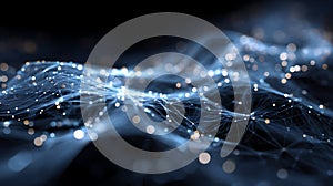 Futuristic Data Stream and Connectivity Concept