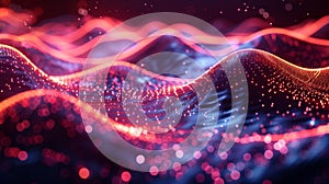 Futuristic data visualization - generative ai