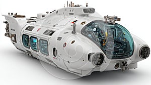 Futuristic Deep-Sea Submarine Concept Design