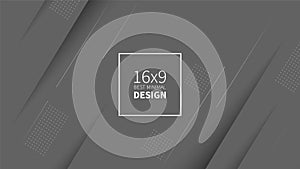 Futuristic design gray background. Templates for placards, banners, flyers, presentations and reports. Minimal geometric, dynamic