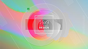 Futuristic design multicolored background. Templates for placards, banners, flyers, presentations and reports. Minimal geometric,