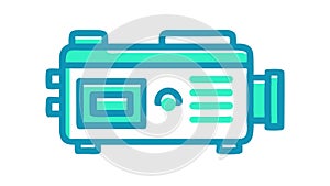 Futuristic Device, Power Control, Advanced Technology Interface, vector design Generative AI