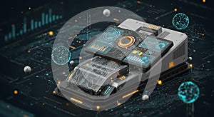 Futuristic Technology Interface