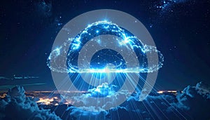 Digital Cloud Computing Network Data Transfer