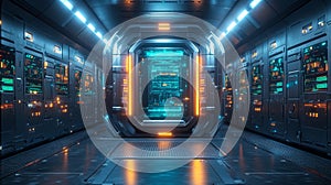 Exploring advanced quantum computing concepts in a futuristic digital environment with vibrant visual elements