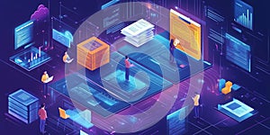 Data Processing and Analysis: Futuristic Digital World