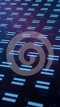 Futuristic Digital Data Stream with Blue Light Effects