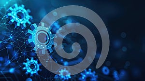 Futuristic Digital Gear System Concept