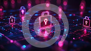 Cybersecurity and Data Protection Concept