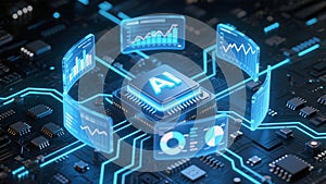 Ai processor with data analytics and charts