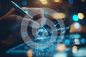 Futuristic Digital Interface Design