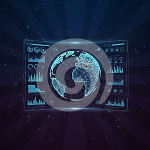 Of global data visualization technology and artificial intelligence