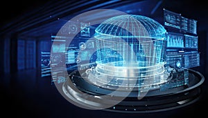 Page Displaying 3D Dome Structure Data