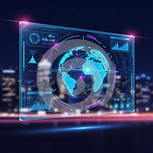 Triangular and rectangular data infographics with numbers and