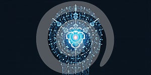 Advanced Digital Interface Futuristic Technology