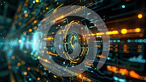 Futuristic Digital Interface for Mitigating Risks in Technology and Business Environments