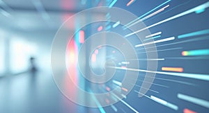 futuristic digital interface technology background