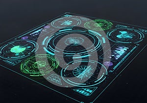 Futuristic Digital Interface