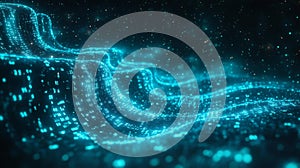 Futuristic Digital Landscape