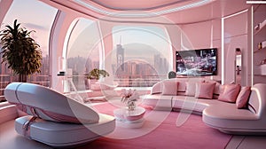 Futuristic Digital Living. A Visionary Exploration of Smart Homes and Technological Harmony