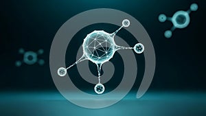 Futuristic Digital Molecular Network