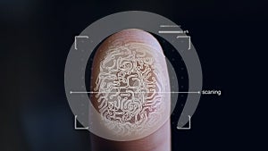 Futuristic digital processing of a biometric fingerprint scanner