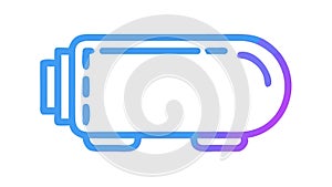 Futuristic Digital Screen Data Interface Icon, vector design Generative AI