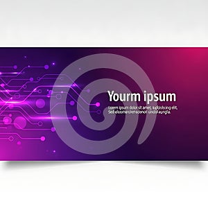 Abstract Digital Circuitry Background - Purple Pink Technology Network, cyber monday, cyber monday shoping, black friday