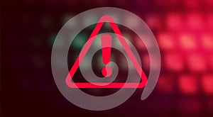 Futuristic Digital Technology Vector Background. Cyber Attack, Ransomware, Malware, Scareware