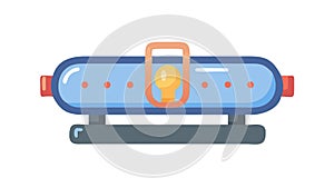 Futuristic Energy Container Icon, Advanced Power Storage, vector design Generative AI